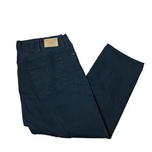 Polo Ralph Lauren Jeans Mens 46B x 29 Black Denim Red Hampton Straight Dungarees